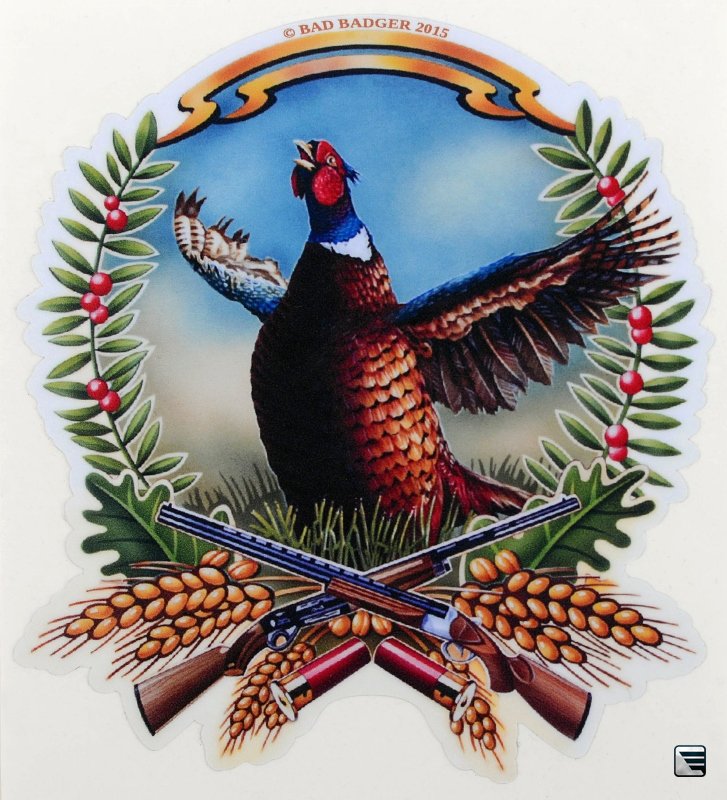 Samolepka - Bažant - barevná