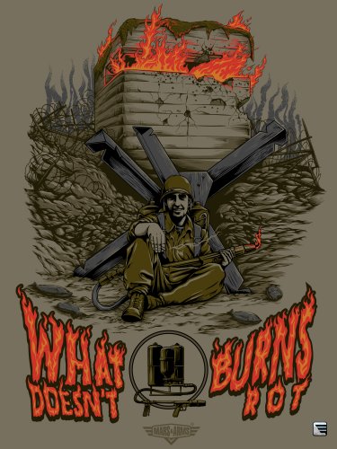 ARMY TRIKO - What burns doesn't rot - Size: XXL
