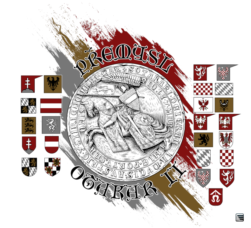 Tričko Přemysl Otakar II. – Král železný a zlatý