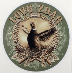 Samolepka - Bažant - Lovu zdar