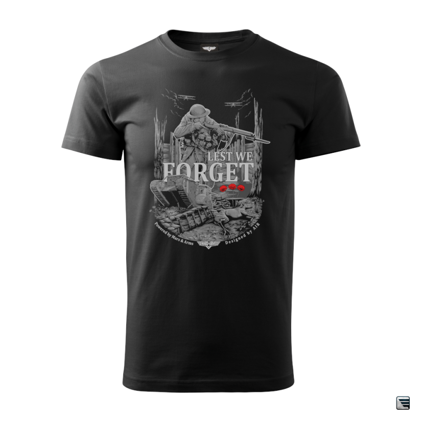 MILITARY T-SHIRT - LEST WE FORGET 2