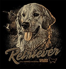 Myslivecké tričko - Zlatý retriever