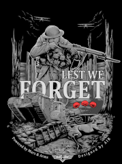 MILITARY T-SHIRT - LEST WE FORGET 2
