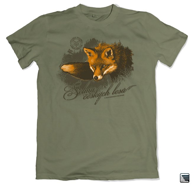 Myslivecké tričko - liška