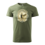 Poľovnícke tričko - bažant - Barva: Khaki, Velikost: XL