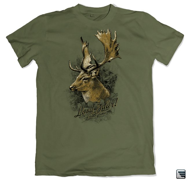 Jagd-T-Shirt - Damhirsch