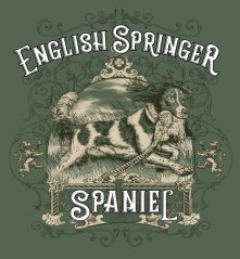 Hunting T-shirt - English Springer Spaniel