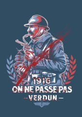 MILITARY T-SHIRT - VERDUN