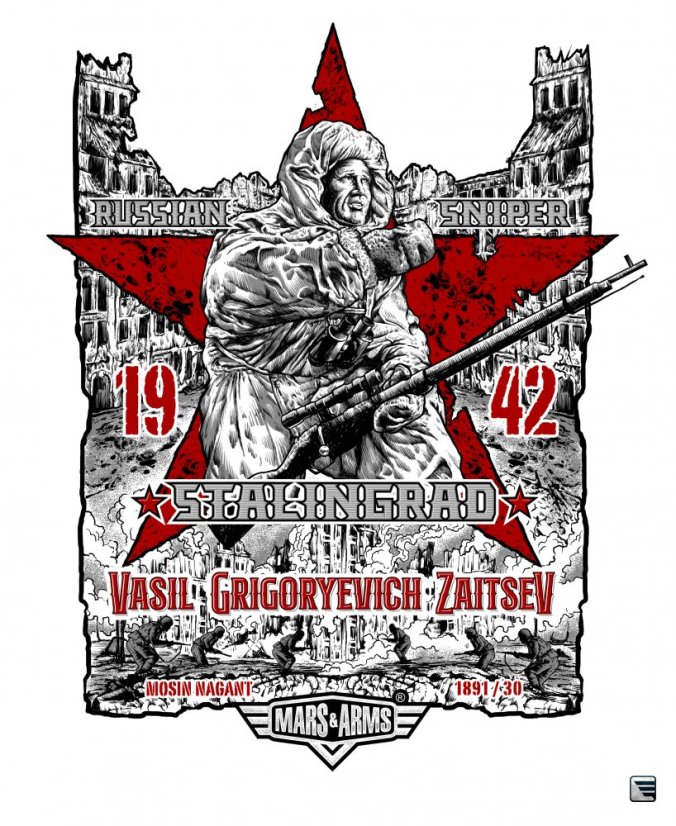 MILITARY TRIKO Zajcev - odstřelovač