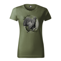 T-Shirt "Capercaillie" – for true nature and hunting enthusiasts - womens'