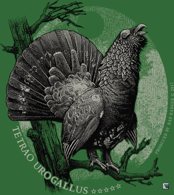 T-Shirt „Auerhahn“ – für wahre Natur- und Jagdliebhaber - damen