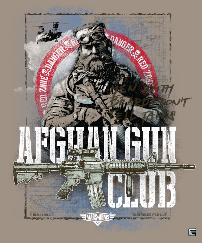 AFGHAN GUN CLUB - Colour: Beige, Size: XXL