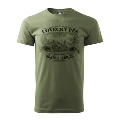 Hunting T-shirt - Border Terrier