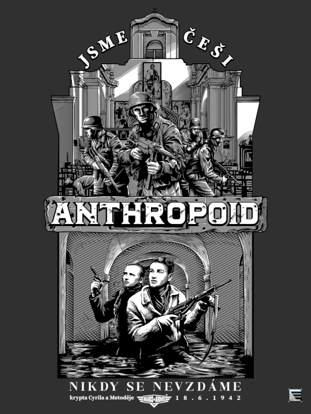 ARMEE T-SHIRT ANTHROPOID - WIR GEBEN NIEMALS AUF - Size: XL