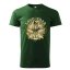 Myslivecké tričko - kanec 1 - zelené - Barva: Zelená, Velikost: XXL