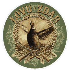 Samolepka - Bažant - Lovu zdar