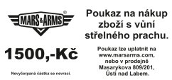 Dárkový poukaz 1500 Kč