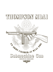 ARMY T-SHIRT TOMMY GUN