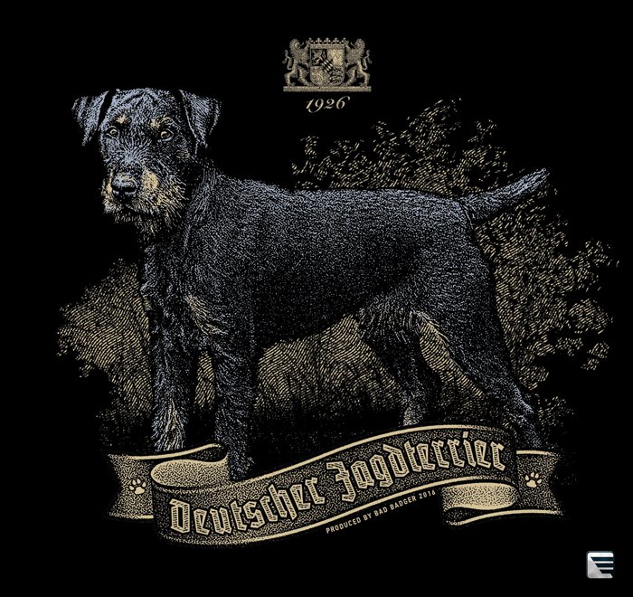 Myslivecké tričko - Jagdteriér