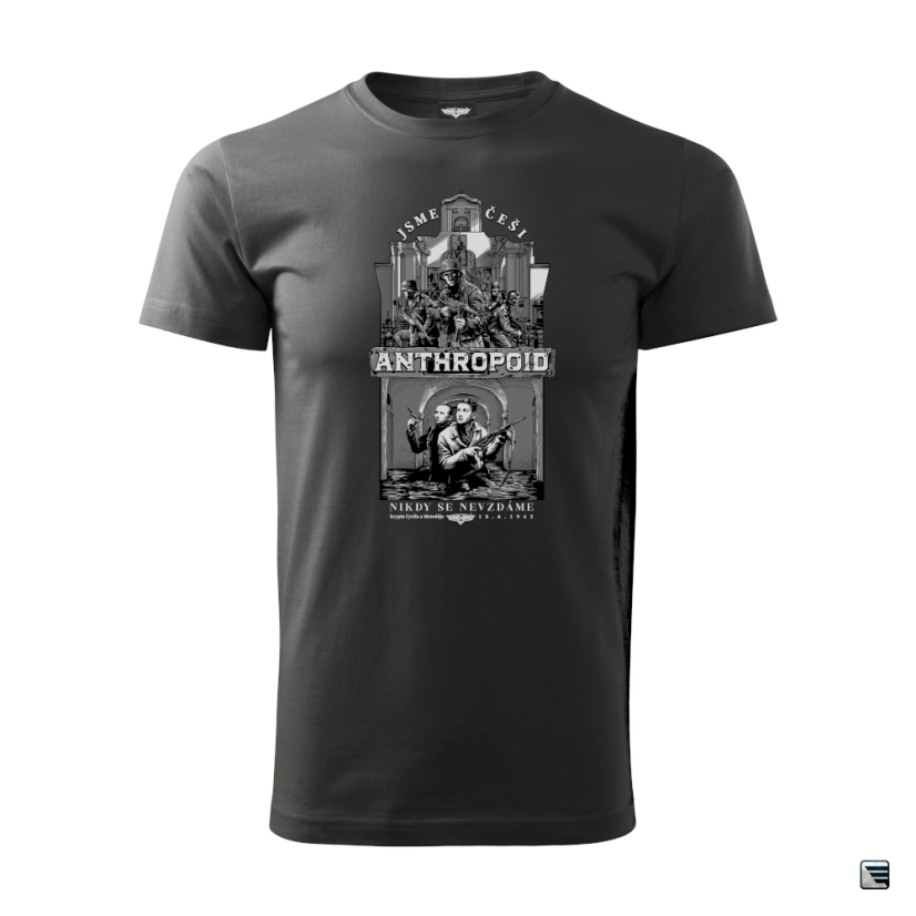 ARMEE T-SHIRT ANTHROPOID - WIR GEBEN NIEMALS AUF - Size: XL