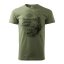 Myslivecké tričko - Hannoverský barvář - Barva: Khaki, Velikost: 4XL