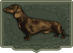 samolepka hladkosrsty jezevcik