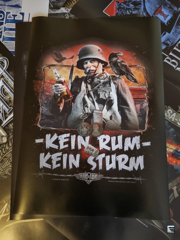 Poster KEIN RUM KEIN STURM