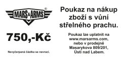 Dárkový poukaz 750 Kč