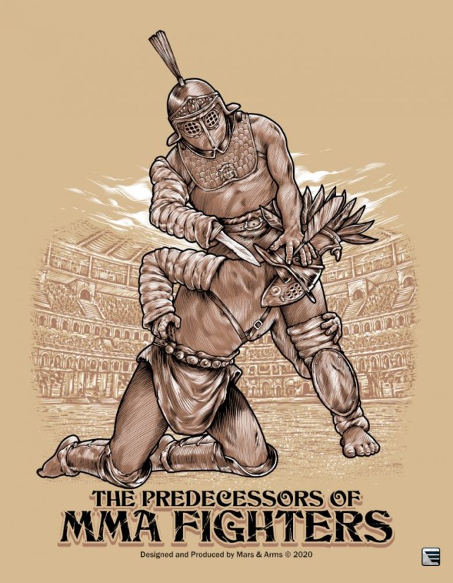 Gladiators - Founders of MMA - Size: 4XL