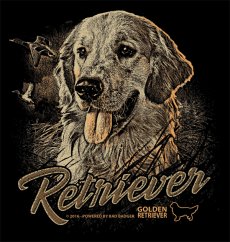 Myslivecké tričko - Zlatý retriever