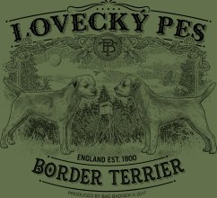 Poľovnícke tričko - Border teriér