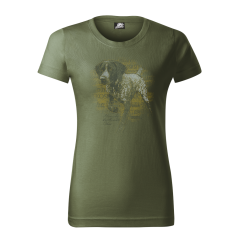 Hunting T-shirt - German Pointer - Women's
