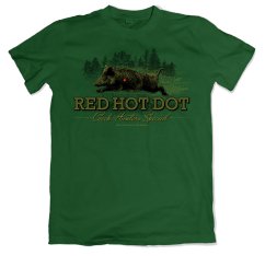 Myslivecké tričko - Kanec - Red hot dot