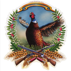 Samolepka - Bažant - barevná