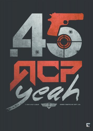 Army T-shirt .45 ACP - Größe: M